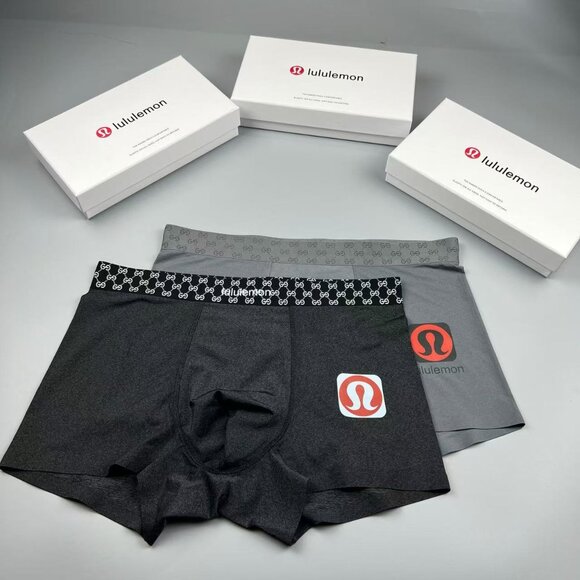 Lululemon Fashion Print Logo Mens Boxer Briefs - Picture 6 of 9